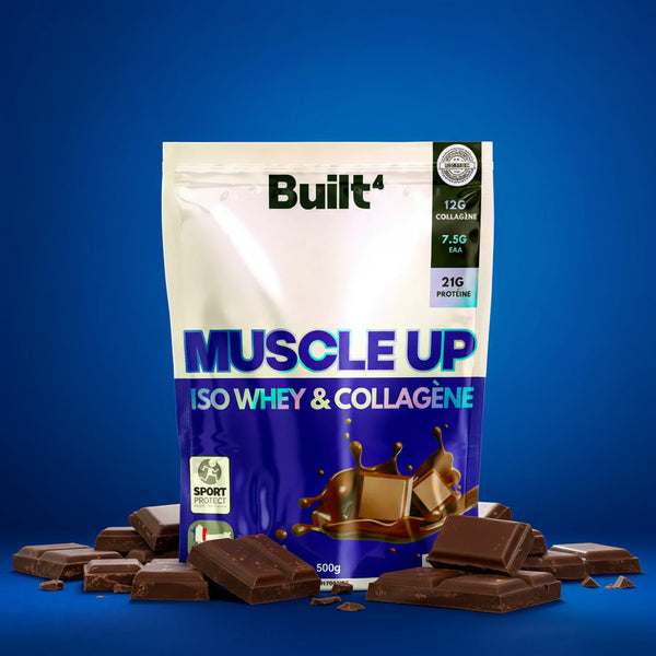 500g Muscle Up Protein (Whey Isolate + Collagène)